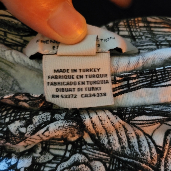 Skull tattoo print oversized tee shirt - Picture 4 of 4